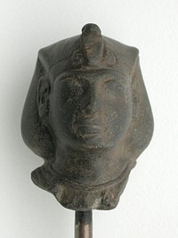 Head from Statuette of a King by Ancient Egyptian