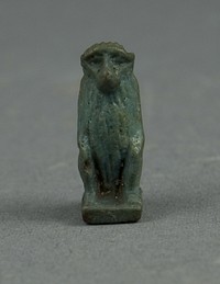 Amulet of an Ape by Ancient Egyptian