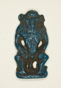 Amulet of the God Bes by Ancient Egyptian