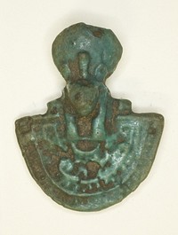 Pectoral Amulet of the Goddess Bastet by Ancient Egyptian