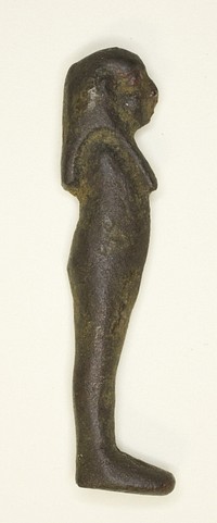 Amulet of the God Imsety (one of the four Sons of Horus) by Ancient Egyptian