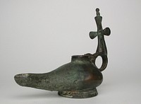 Lamp with Cross by Ancient Egyptian