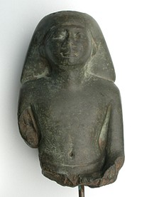 Fragmentary Statue: Bust of a Seated Man by Ancient Egyptian