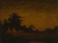 Indian Encampment by Ralph Albert Blakelock