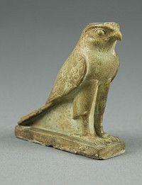 Amulet of the God Horus as a Falcon by Ancient Egyptian
