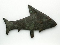 Statuette of a Lepidotus Fish by Ancient Egyptian