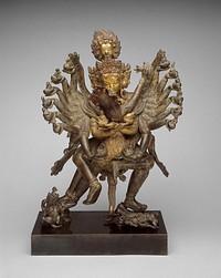 Tantric Deities Hevajra and Nairatmya in Ritual Embrace (Yab-Yum)