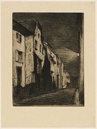 Street at Saverne by James McNeill Whistler