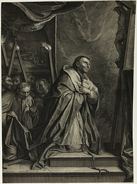 St. Charles Borromée by Gérard Edelinck