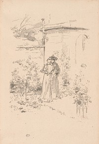 Confidences in the Garden by James McNeill Whistler