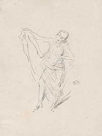 Draped Model, Dancing by James McNeill Whistler