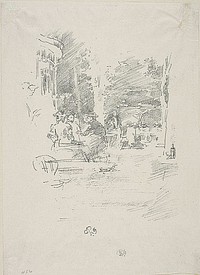 The Little Café au Bois by James McNeill Whistler