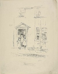 The Little Doorway, Lyme Regis by James McNeill Whistler