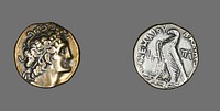 Tetradrachm (Coin) Portraying Ptolemy I by Ancient Greek