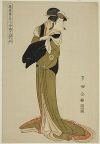 Hamamuraya: Segawa Kikunojo III, from the series "Portraits of Actors on Stage (Yakusha butai no sugata-e)" by Utagawa Toyokuni I