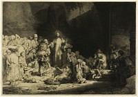 The Hundred Guilder Print by Rembrandt van Rijn