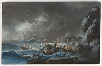 The Shipwreck by Jean Baptiste Pillement