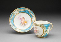 Cup and Saucer (from a tea service) by Manufacture nationale de Sèvres (Manufacturer)