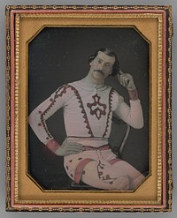 Untitled (Portrait of William G. Worrell of Welch’s National Circus) by Unknown Maker
