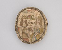 Oval Box Showing Charles II and Catherine of Braganza