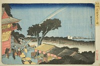 View from the Summit of Mount Atago in Shiba (Shiba Atago sanjo no zu), from the series "Famous Places in the Eastern Capital (Toto meisho)" by Utagawa Hiroshige