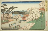 Toeizan Temple at Ueno (Ueno Toeizan no zu), from the series "Famous Places in the Eastern Capital (Toto meisho)" by Kitao Shigemasa