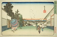 Kasumigaseki, from the series "Famous Places in Edo (Koto meisho)" by Utagawa Hiroshige