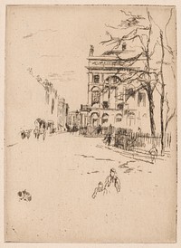 Fitzroy Square by James McNeill Whistler