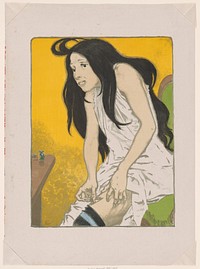 Morphine Addict, from The Album of Original Prints from Galerie Vollard (Morphinomaniac, from L'album d'estampes originales de la Galerie Vollard) by Eugène Samuel Grasset