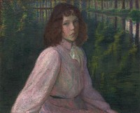 At the River's Bend (On the River II) by Lilla Cabot Perry