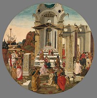 The Adoration of the Magi by Raffaello Botticini