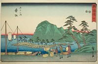 Maisaka—No. 31, from the series "Fifty-three Stations of the Tokaido (Tokaido gojusan tsugi)," also known as the Reisho Tokaido by Utagawa Hiroshige