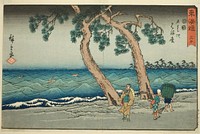 Hamamatsu—No. 30, from the series "Fifty-three Stations of the Tokaido (Tokaido gojusan tsugi)," also known as the Reisho Tokaido by Utagawa Hiroshige