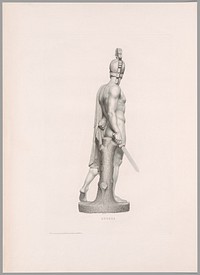 Ettore, Side View, from Oeuvre de Canova by Antonio Canova