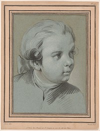 Head of a Young Boy Turned Three-Quarters to the Right by Louis-Marin Bonnet