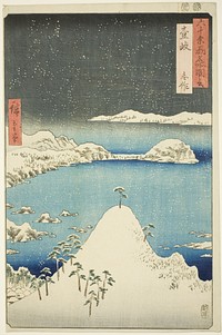 Iki Province: Shisa (Iki, Shisa), from the series "Famous Places in the Sixty-odd Provinces (Rokujuyoshu meisho zue)" by Utagawa Hiroshige