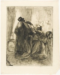 Bereavement, plate five from Woman by Albert Besnard