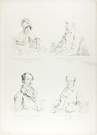 Four Family Portraits by Jean Auguste Dominique Ingres