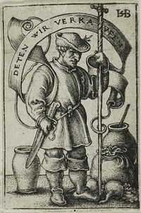 The Market Peasant by Hans Sebald Beham