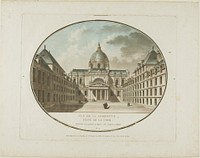 View of the Sorbonne by Jean François Janinet