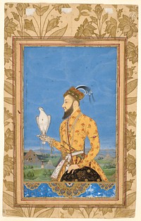 Portrait of Prince Azam Shah by Mughal