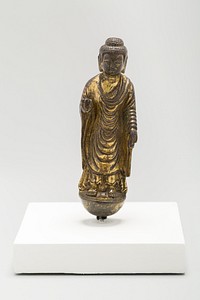 Buddha, Standing with Hand in Gesture of Reassurance (Abhaymudra)