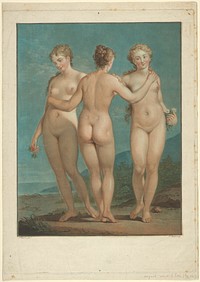 The Three Graces by Jean François Janinet