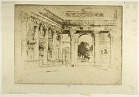 Cumberland Terrace, Regent's Park by Joseph Pennell
