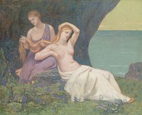 In the Heather by Pierre Puvis de Chavannes