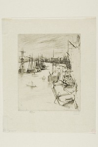 The Little Rotherhithe by James McNeill Whistler