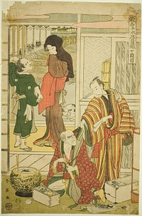 Act Ten: Amakawaya House from the play Kanadehon Chushingura by Katsukawa Shun'ei