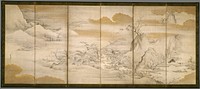 Eight Views of the Xiao and Xiang Rivers by Sekkei