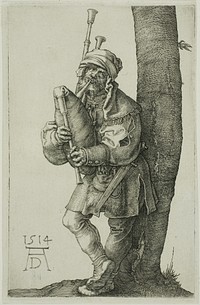 The Bag-Piper by Albrecht Dürer