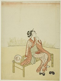 By the Stream by Suzuki Harunobu